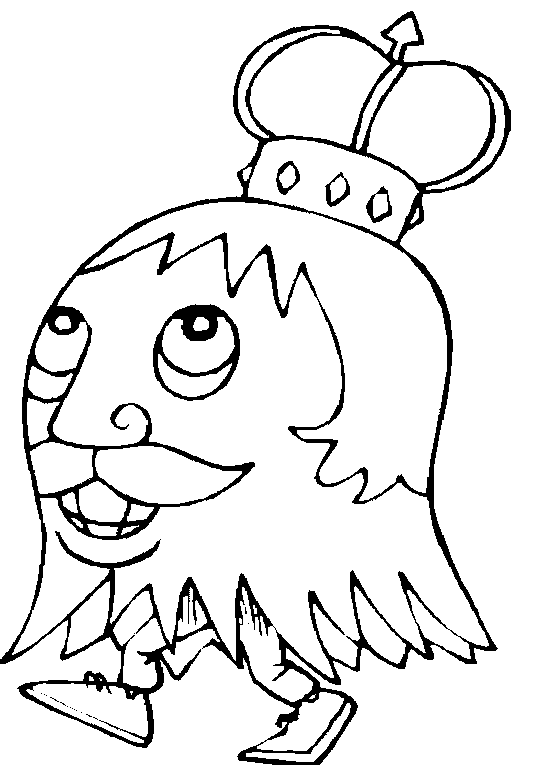 coloriage le roi de mardi gras